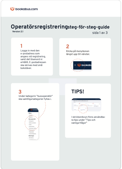 Operatörsmanual